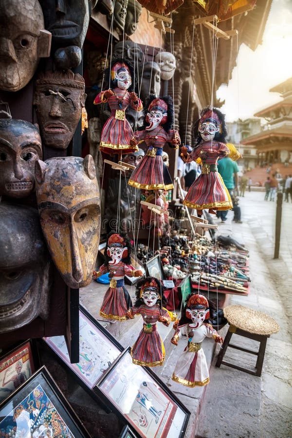 Puppets at Nepali market