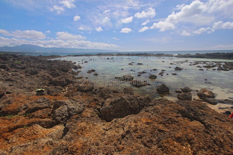 Pupukea tide pools on the north shore of Oahu