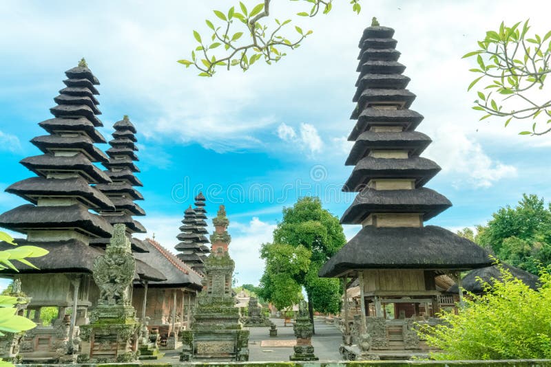 Pura Taman Ayun. Is a compound of Balinese temple and garden with water features located in Mengwi subdistrict in Badung Regency, Bali, Indonesia. Henk Schulte royalty free stock photography Pura Taman Ayun. Is a compound of Balinese temple and garden with water features located in Mengwi subdistrict in Badung Regency, Bali, Indonesia. Henk Schulte royalty free stock photography