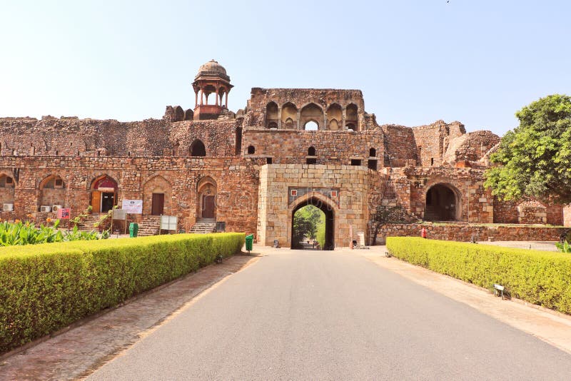 Purana Qila Old Fort and Complex in Delhi, India