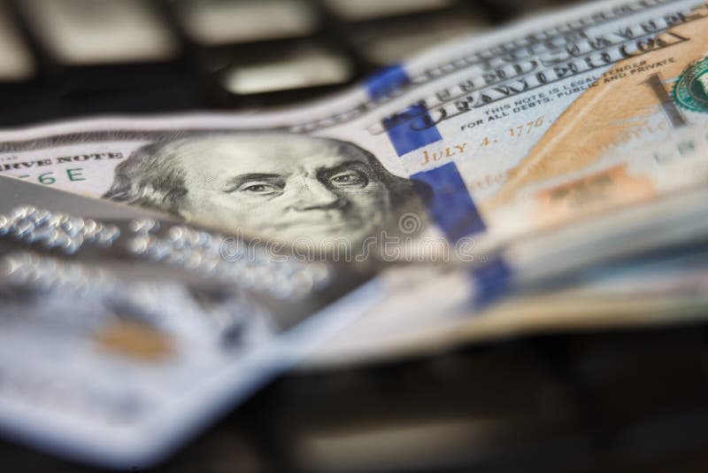 The purchase online stock photo. Image of business, blue 63868938