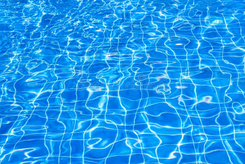 Pure Clear Ripped Blue Swimming Pool Water Background Stock Photo - Image  of abstract, wallpaper: 172091556