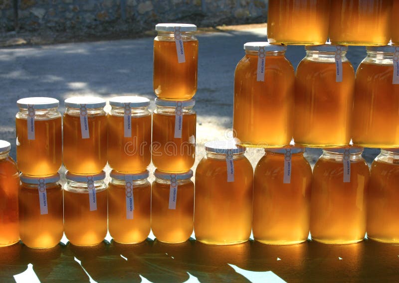 Pure natural honey royalty free stock images