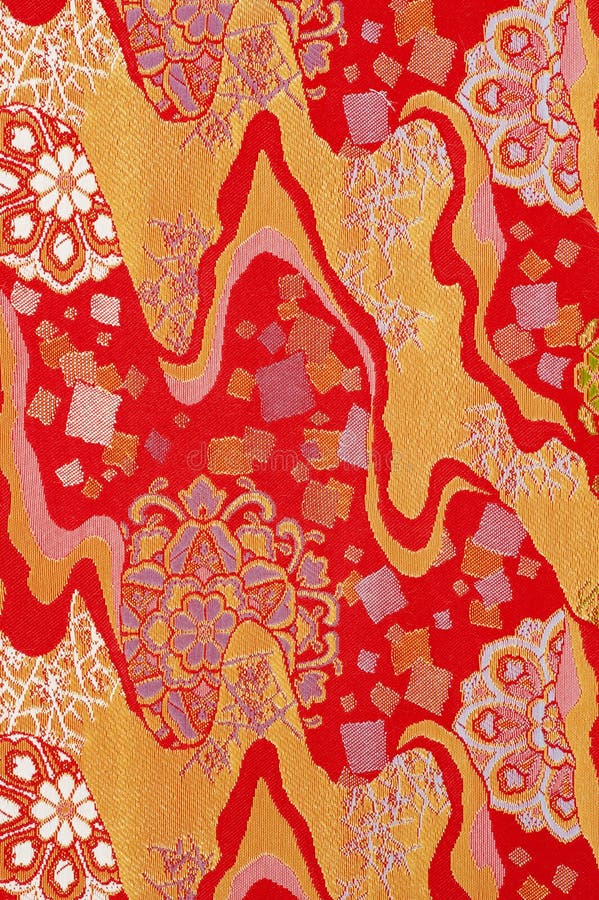 Pure silk textile stock photo