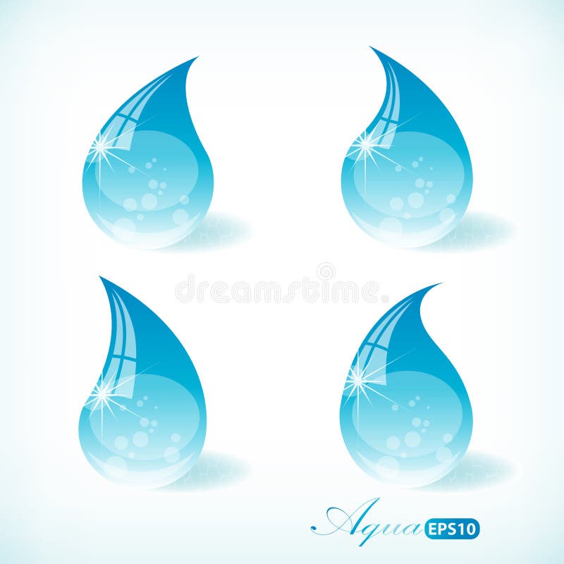 Pure water drop set