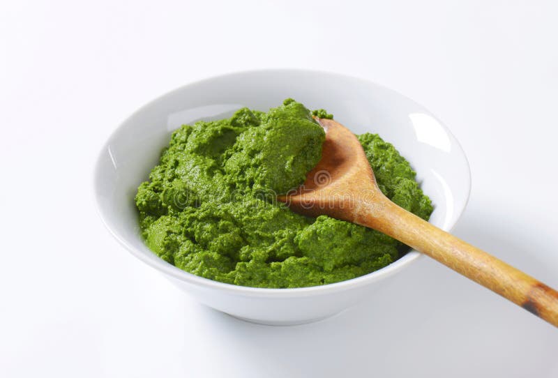 Pureed spinach stock image. Image of bowl, spinach, ingredient 57608607