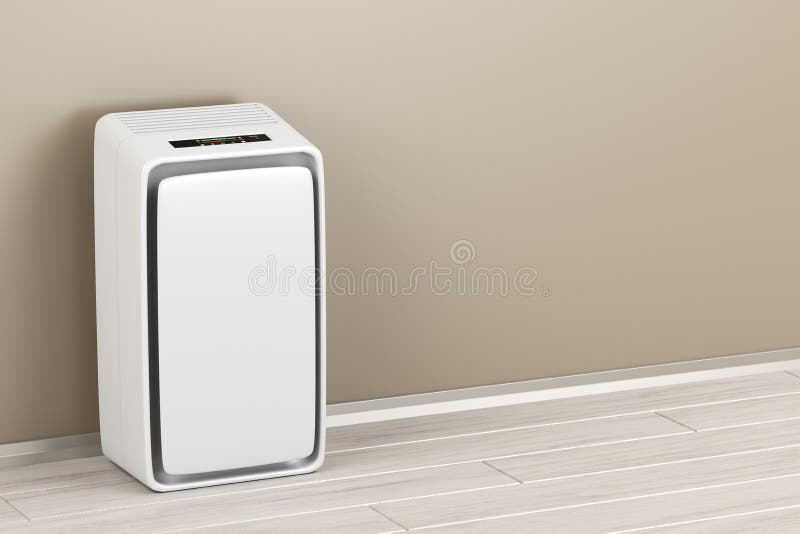 aire purificador, deshumidificador en dormitorio. ilustración ai generativo  27108697 Foto de stock en Vecteezy