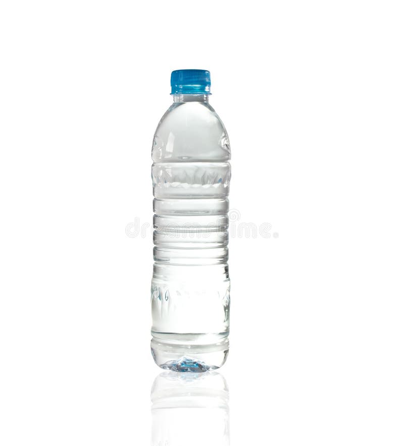 Purify drinking water in a clear bottle