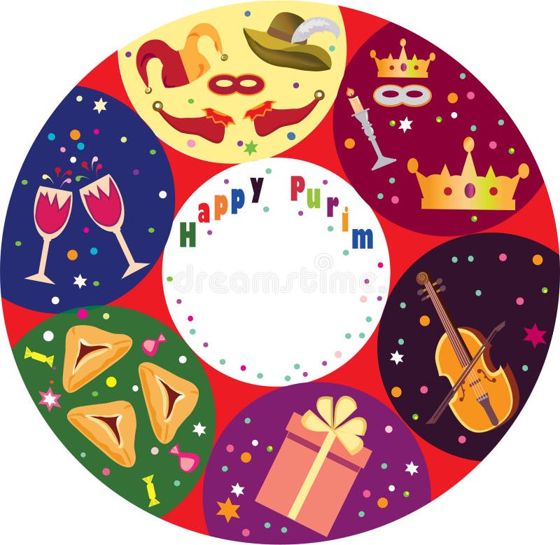 Purim holiday background.