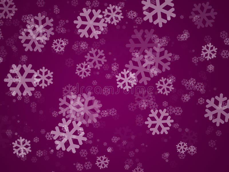 Purple holiday cover with many snowflakes and dots. Purple holiday cover with many snowflakes and dots