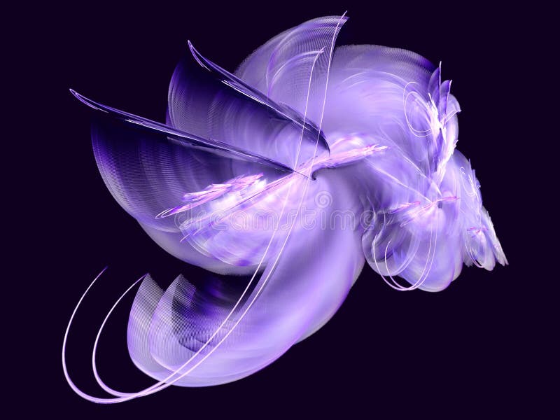 Purple angel stock illustration. Illustration of flying 432846