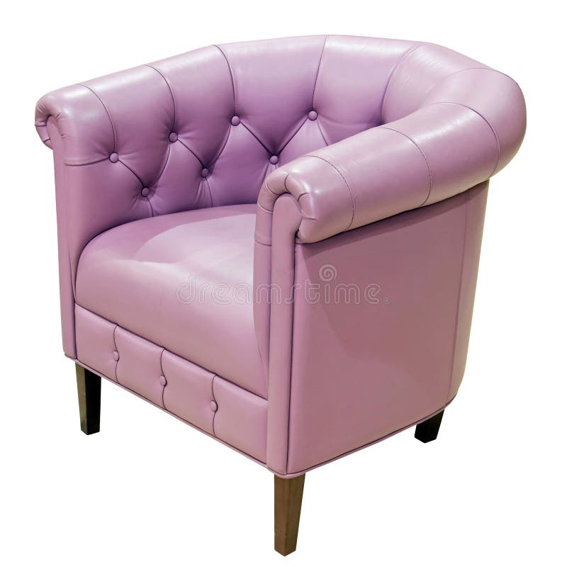 Purple armchair