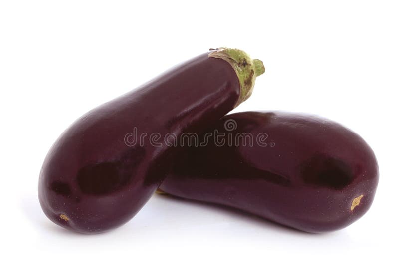 Purple aubergine stock image. Image of isolated, white 12107977