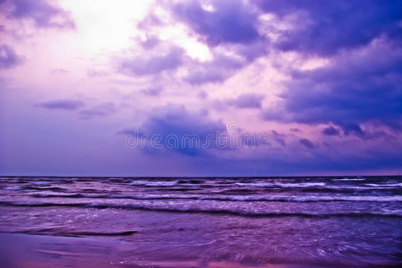 Purple beach