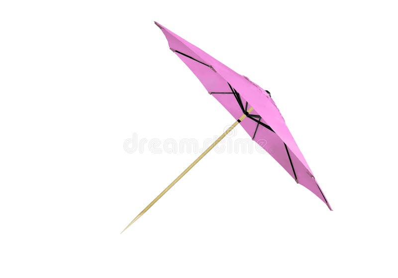 Purple beach umbrella