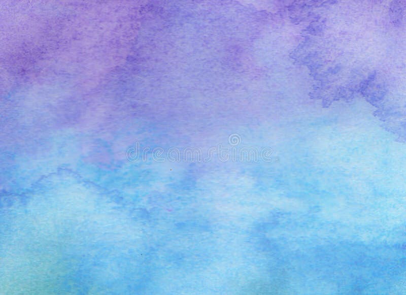 Purple and Blue Watercolor Background. Stock Illustration - Illustration of  pattern, rough: 148051331