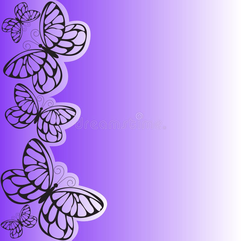 Purple butterfly