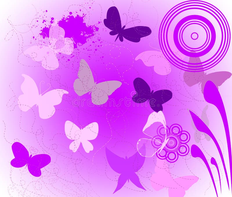 Purple butterfly