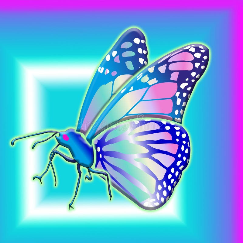 Neon Purple Butterfly Drawing Stock Illustrations 71 Neon Purple Butterfly Drawing Stock