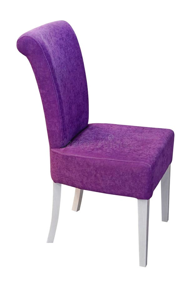 Purple Chair stock image. Image of wood, purple, chair 1046985