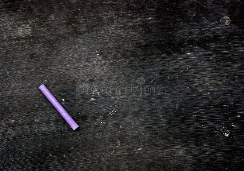 Purple Chalk and Blank Chalkboard