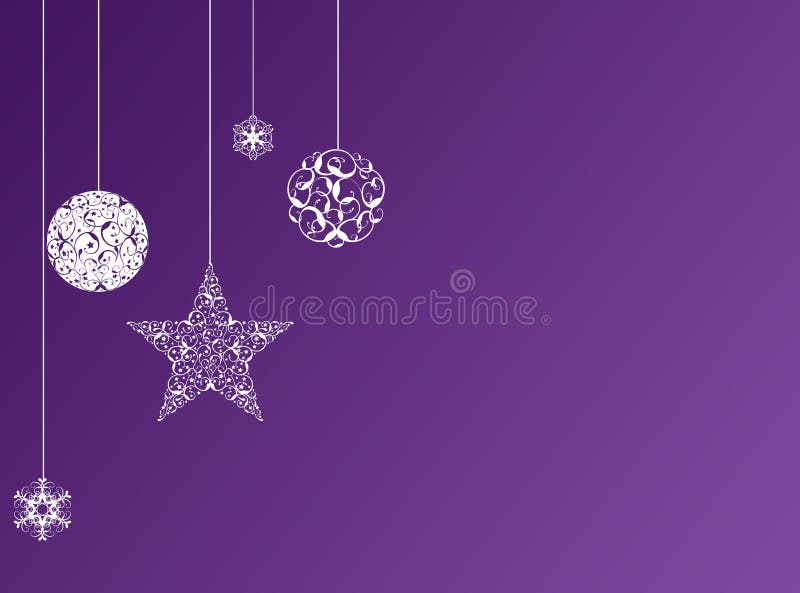 Purple christmas background