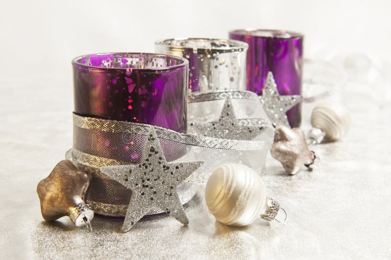 Purple Christmas decoration