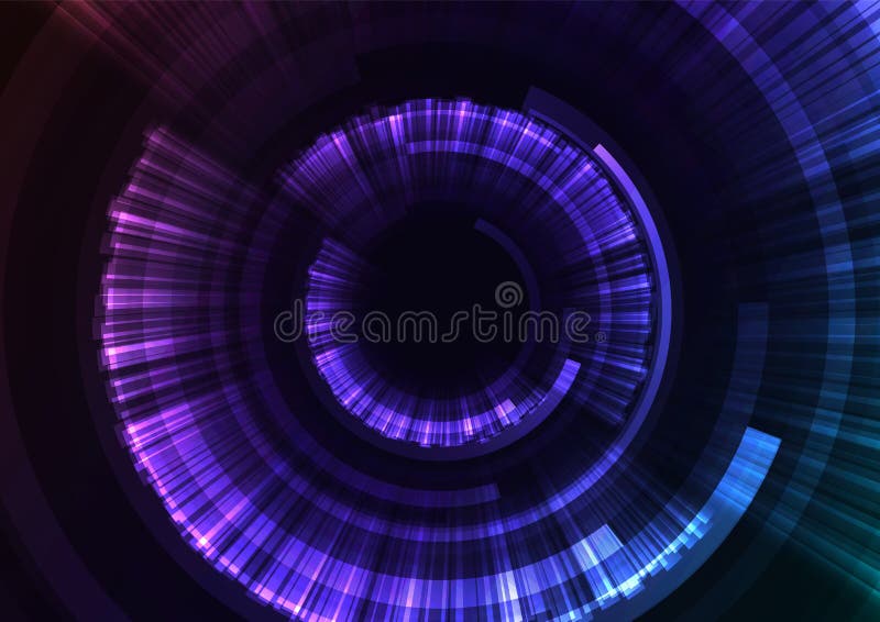 Purple circle digital blast abstract sheet background vector illustration Purple circle digital blast abstract sheet background vector illustration