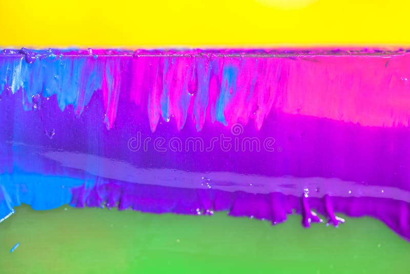 Purple Color Mixing from Blue and Pink Stock Photo - Image of sloppy ...