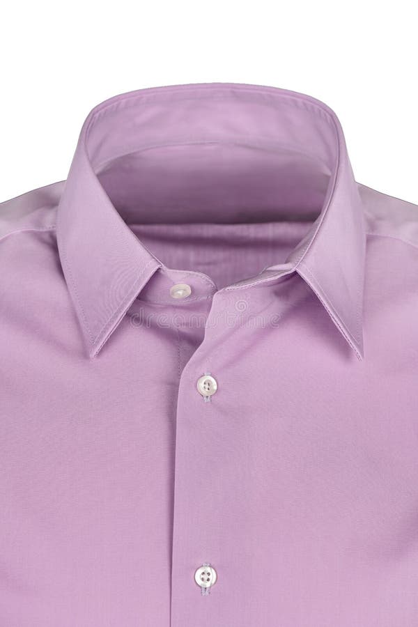 Purple Dress Shirt Folded on a Light ...