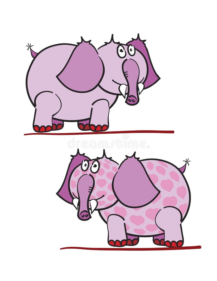 Purple elephants