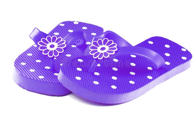 flip flops purple