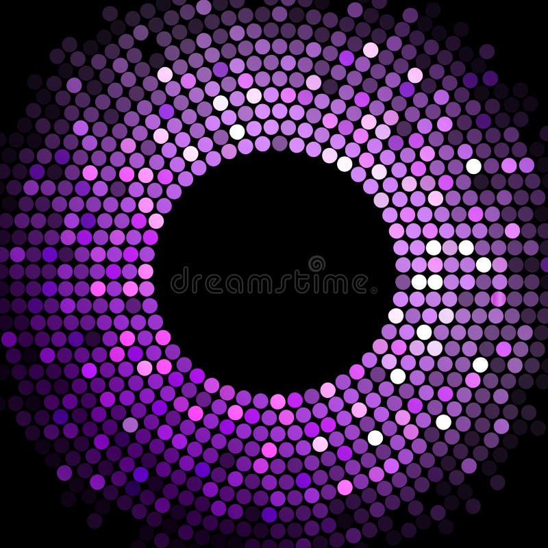 Purple frame vector illustration