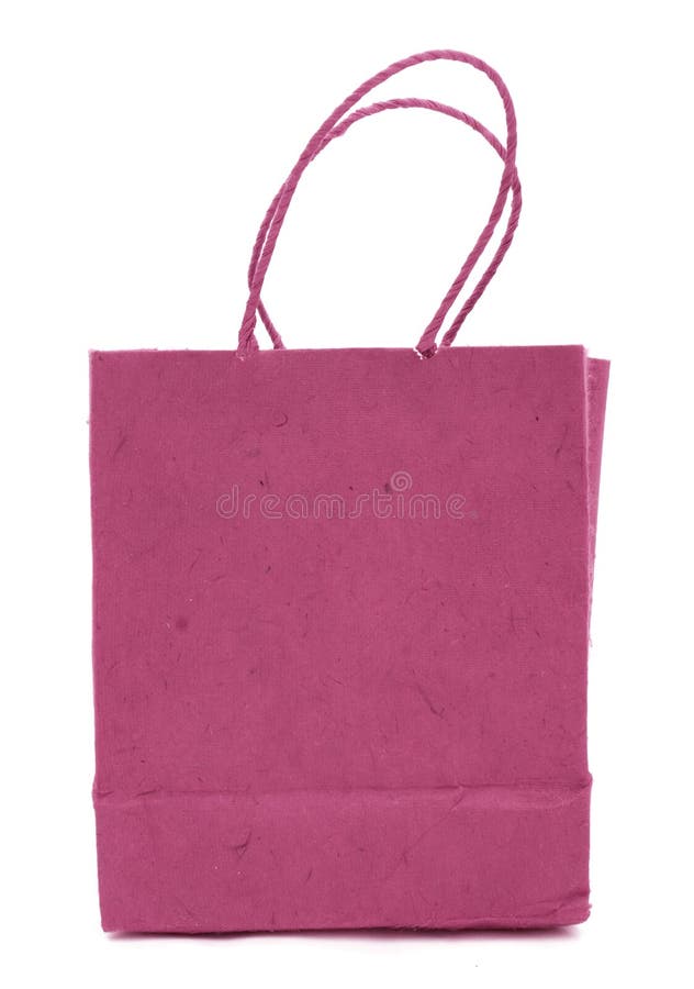 Purple Gift Bag royalty free stock photography