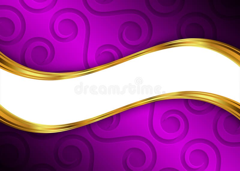 Purple and Gold Abstract Background Template for Website, Banner, Business  Card, Invitation Stock Vector - Illustration of concept, ornament: 51367374