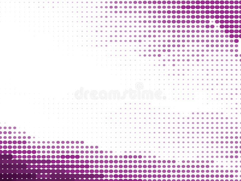 Purple Half-Tone Organic Background