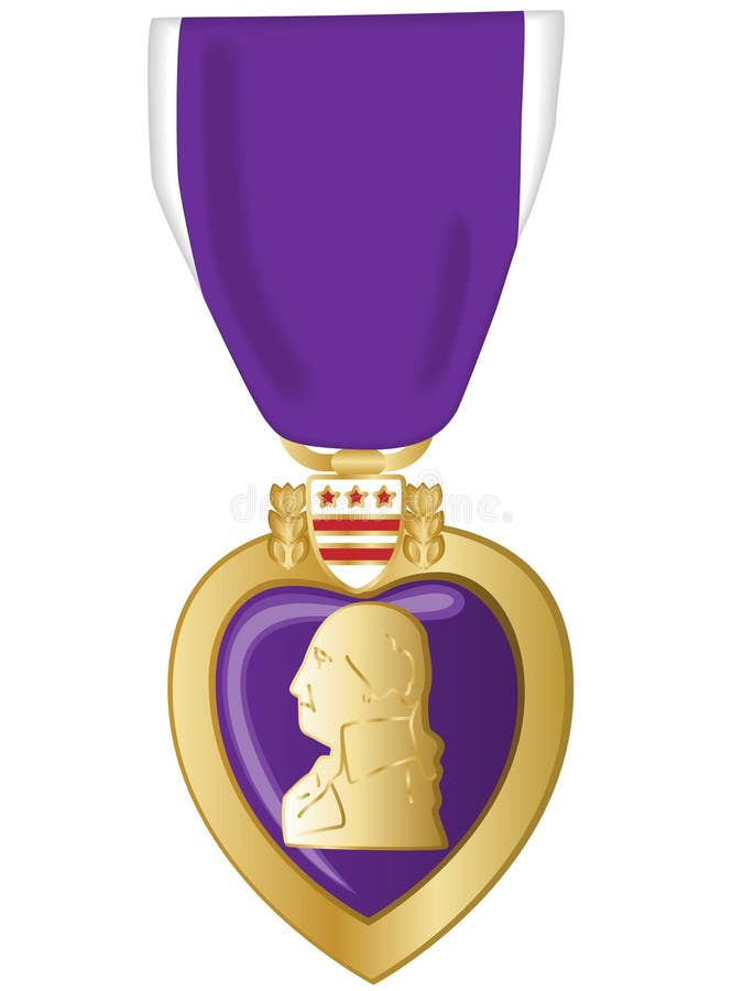 Purple Military Rank Icon Isolated on White Background. Military Badge