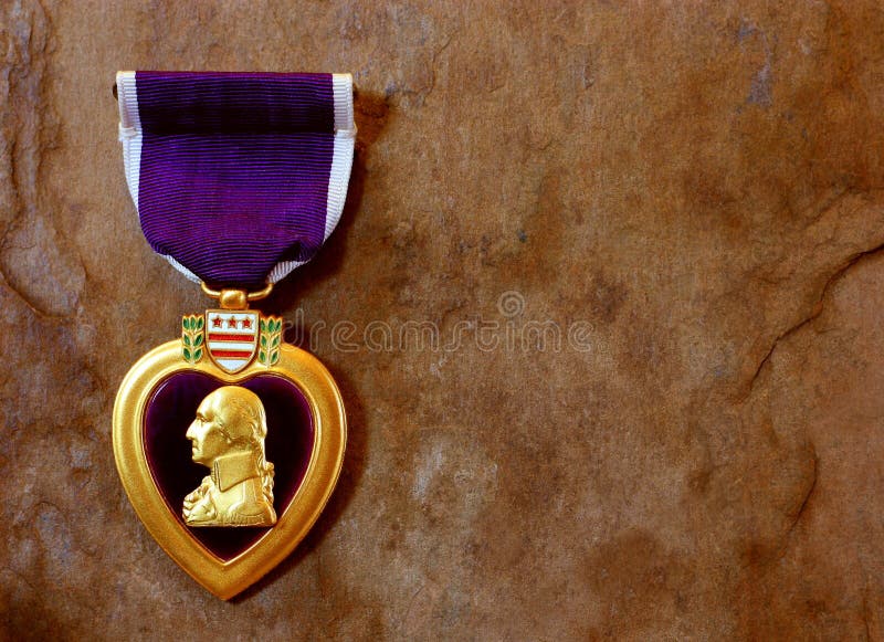 Purple Heart Military Decoration Stock Image - Image of armed, dead