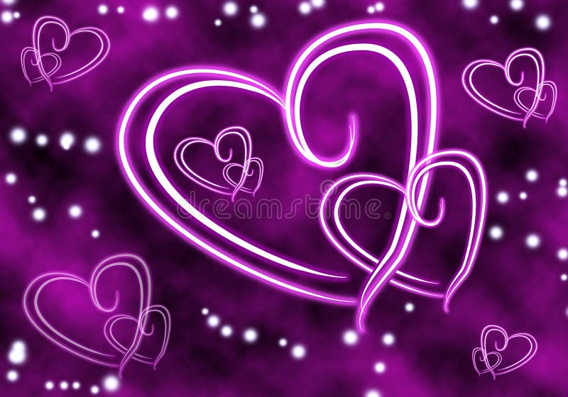 Valentine design - Illustration. Seamless pattern - congratulations with Valentines Day. Compliments people illustrations