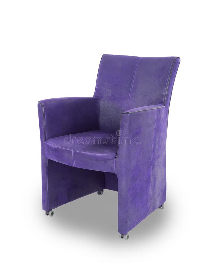 Purple Leather Dining Room Chair Stock Photo Image of comfort