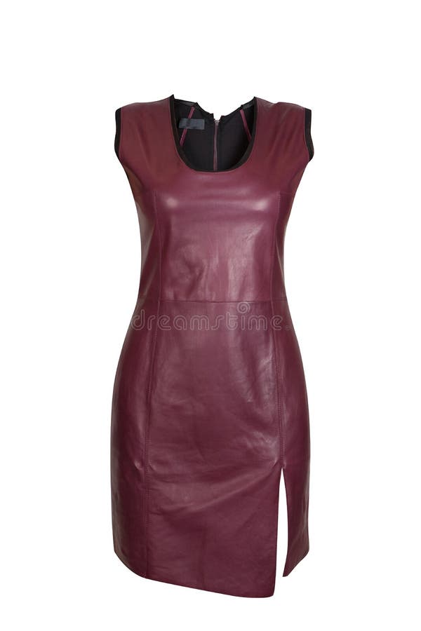 Purple leather dress stock image. Image of cloth, personal - 40251575