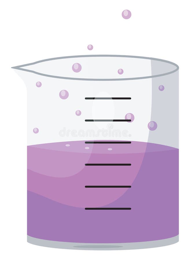 Glass Beaker Purple Liquid Stock Illustrations 1,120 Glass Beaker