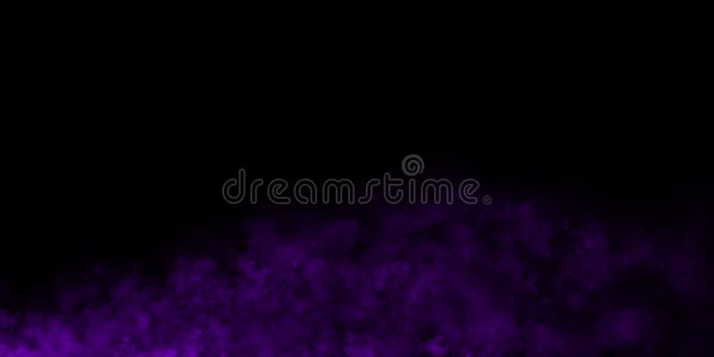 Purple and magenta smoke cloud on transparent background mockup template for visual effects presentations or digital projects vector illustration