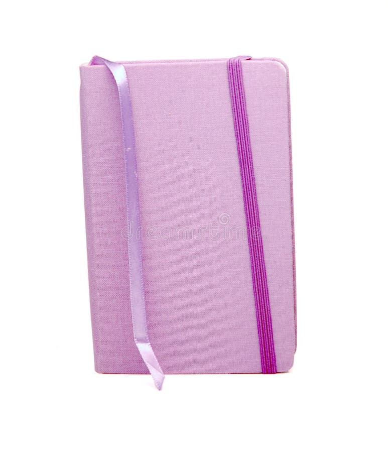 Purple Notebook with Bookmark