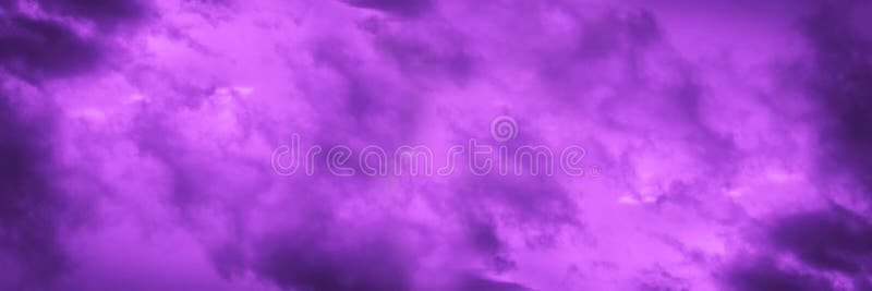 Purple Pink Sky with Clouds. Background with Copy Space for Design. Wide  Banner Stock Image - Image of magic, glow: 237708037