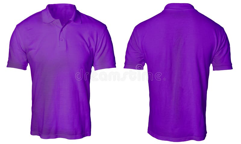 Download Purple Polo Shirt Mock up stock image. Image of ...