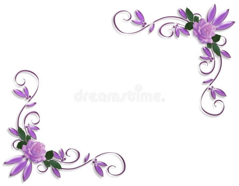 Purple Gift Bag Template Floral Pattern Stock Vector (Royalty Free