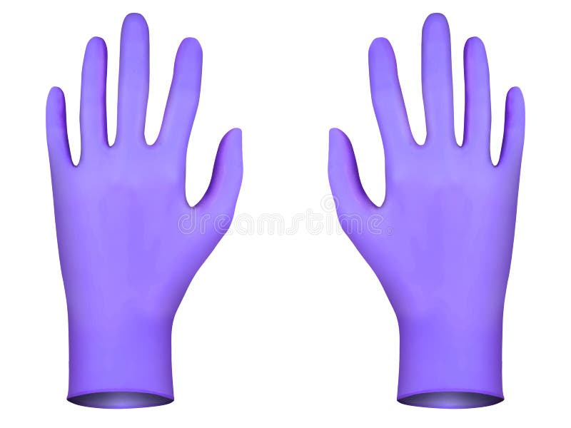 Purple rubber gloves stock photo. Image of latex, transparent 92465194
