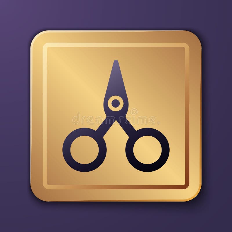 Purple scissors 6 icon - Free purple scissors icons