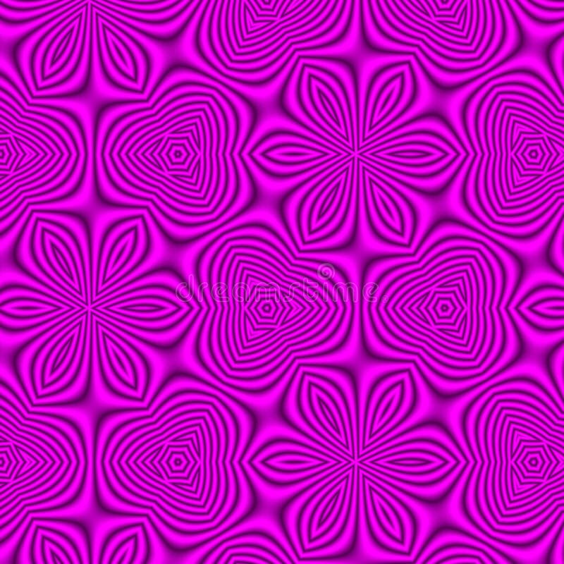 Purple Gaudy Shining Pattern for Background or Textile Design Stock